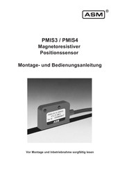 Asm PMIS3 Montage- Und Bedienungsanleitung