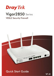 Draytek Vigor2850 Serie Schnellstartanleitung