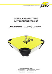 Setolite SETO ALDEBARAN XLD COMPACT Gebrauchsanleitung