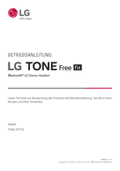LG TONE Free fit Betriebsanleitung