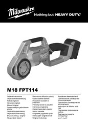 Milwaukee M18 FPT114 Originalbetriebsanleitung