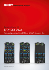 beckoff EPX1058-0022 Betriebsanleitung