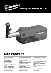 Milwaukee M18 FDDEL32 Originalbetriebsanleitung