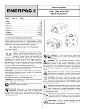 Enerpac CSB Serie Anleitungsblatt