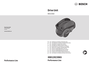 Bosch Performance Line BDU3360 Ergänzung Zur Originalbetriebsanleitung