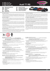 Jamara Audi TT RS Gebrauchsanleitung