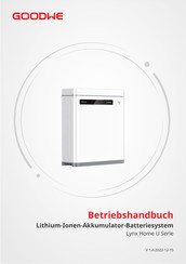 Goodwe Lynx Home U Serie Betriebshandbuch