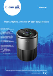 Clean Air Optima CA-503T Compact Smart Gebrauchsanweisung