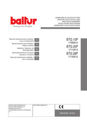 baltur 17110010 Installations-, Gebrauchs- Und Wartungshandbuch