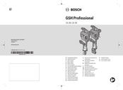 Bosch GSH 16-28 PROFESSIONAL Originalbetriebsanleitung