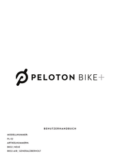 PELOTON BIKE+ Benutzerhandbuch