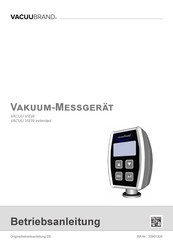 vacuubrand VACUU-VIEW Betriebsanleitung