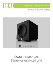 ELAC Varro Premium PS250 Bedienungsanleitung