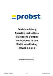 probst STS-33 Betriebsanleitung