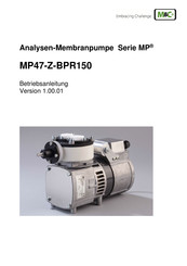 M&C MP47-Z-BPR150 Betriebsanleitung