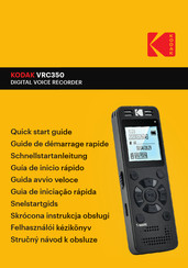 Kodak VRC350 Schnellstartanleitung