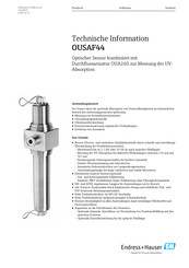 Endress+Hauser OUSAF44 Technische Information