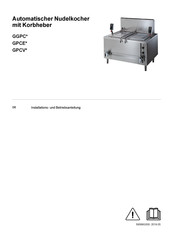 Electrolux Professional GPCE Installation Und Betriebsanleitung