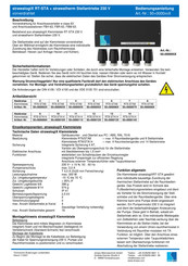 Strawa strawalogiX RT8-STA14 Bedienungsanleitung