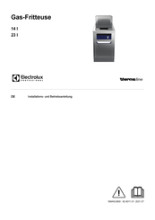 Electrolux Professional thermaline 14 l Installation Und Betriebsanleitung
