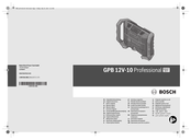 Bosch GPB 12V-10 Professional Originalbetriebsanleitung