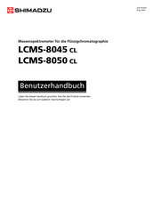 Shimadzu LCMS-8050 CL Benutzerhandbuch