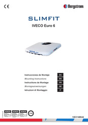 Bergstrom SLIMFIT IVECO Euro 6 Montageanweisungen