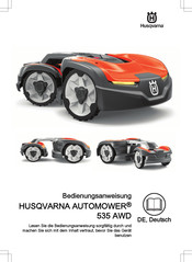 Husqvarna Automower 535 AWD Bedienungsanweisung