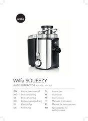 Wilfa SQUEEZY Anleitung