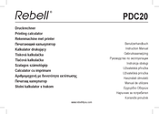 Rebell PDC20 Benutzerhandbuch