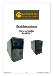 SunMan-Tec SKA1500T Betriebsanleitung