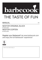 Barbecook NESTOR ORIGINAL BLACK Bedienungsanleitung