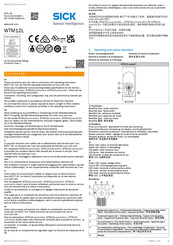SICK WTM12L MultiMode Schnellstartanleitung