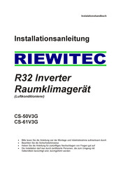 Riewitec CS-50V3G Installationsanleitung