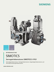 Siemens SIMOTICS S-1FG1 Betriebsanleitung