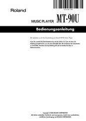 Roland MT-90U Bedienungsanleitung