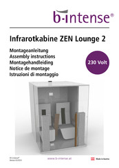 b-intense Zen Lounge 2 Montageanleitung