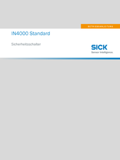 SICK IN4000 Standard Betriebsanleitung
