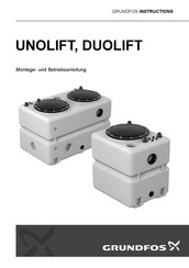 Grundfos UNOLIFT 540 Montage- Und Betriebsanleitung