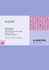 Klarstein CLOVER Bedienungsanleitung