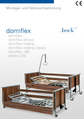 .bock domiflex niedrig Montage- Und Gebrauchsanleitung