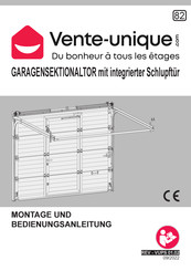 Vente Unique CAOPAS Montage- Und Bedienungsanleitung