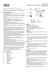 Buccan BCN-5551-1 Benutzerhandbuch