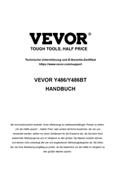 VEVOR Y486BT Handbuch