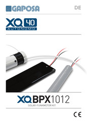 GAPOSA XQ BPX1012 Montageanleitung