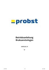 probst SAFEFLEX SF Betriebsanleitung