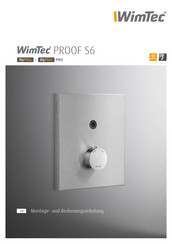 WimTec PROOF S6 Montage- Und Bedienungsanleitung