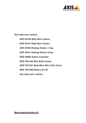 Axis Communications TW1906 Battery Kit 5P Benutzerhandbuch