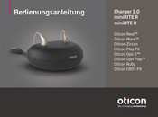 oticon Charger 1.0 miniBTE R Bedienungsanleitung