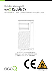 ecofort ecoQ CoolAir 7+ Benutzerhandbuch